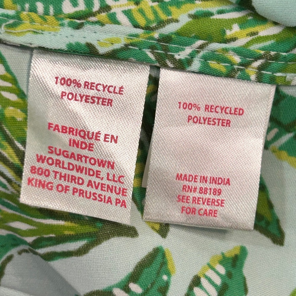 Lilly Pulitzer Simona maxi Dress Palm Leaf Green XS Resort Preppy Tropical nwt - Picture 7 of 8